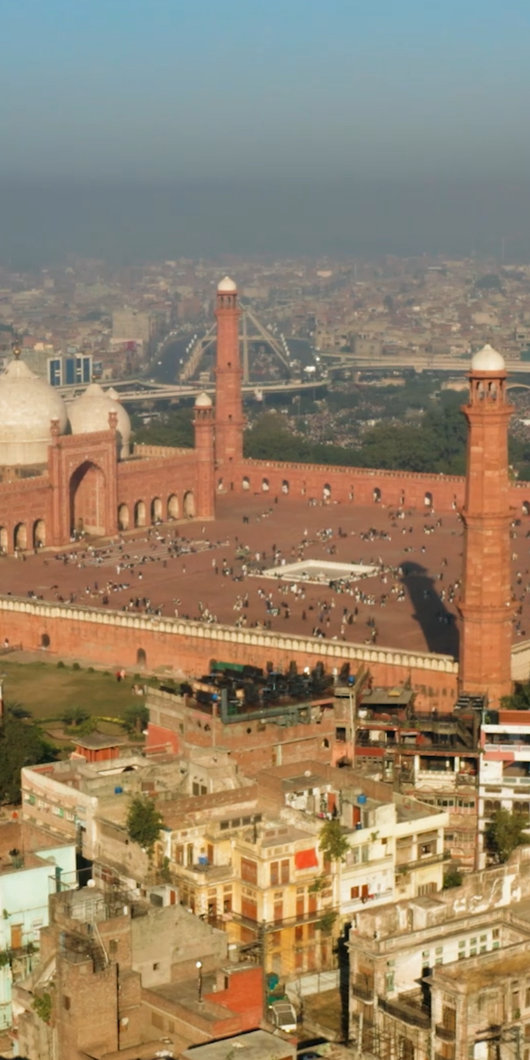mosque from the top