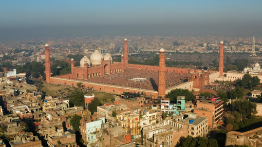 mosque from the top
