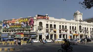 white building