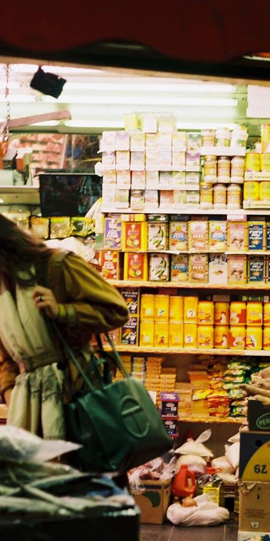 a women in a grocery shop