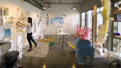 Kelley Lowe's studio.