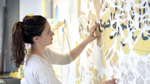 Kelley Lowe's studio.