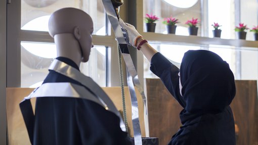 Maryam Ahmed's studio.