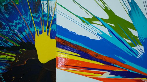 Fatma Al-Nuaimi's studio at the Fire Station