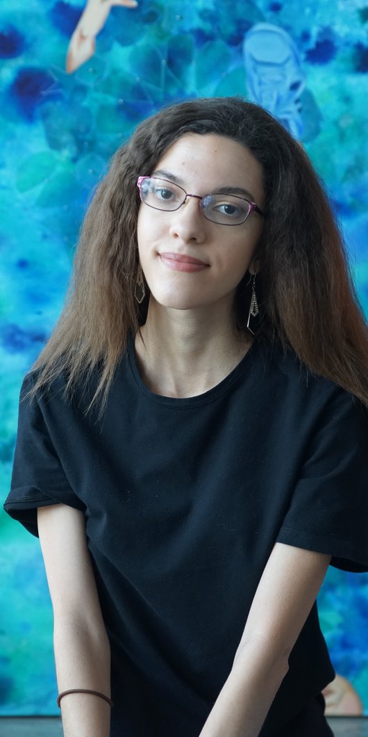 Artist Sarah Al-Ansari.