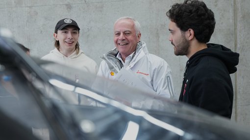 Students engage in technical discussions with Shell Eco-marathon Americas officials