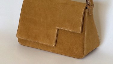 Beige handbag
