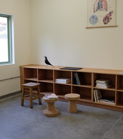 brown cabinets