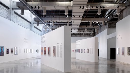 Installation view of The New Black Vanguard_Photography Between Art and Fashion, 2021, © Markus Elblaus