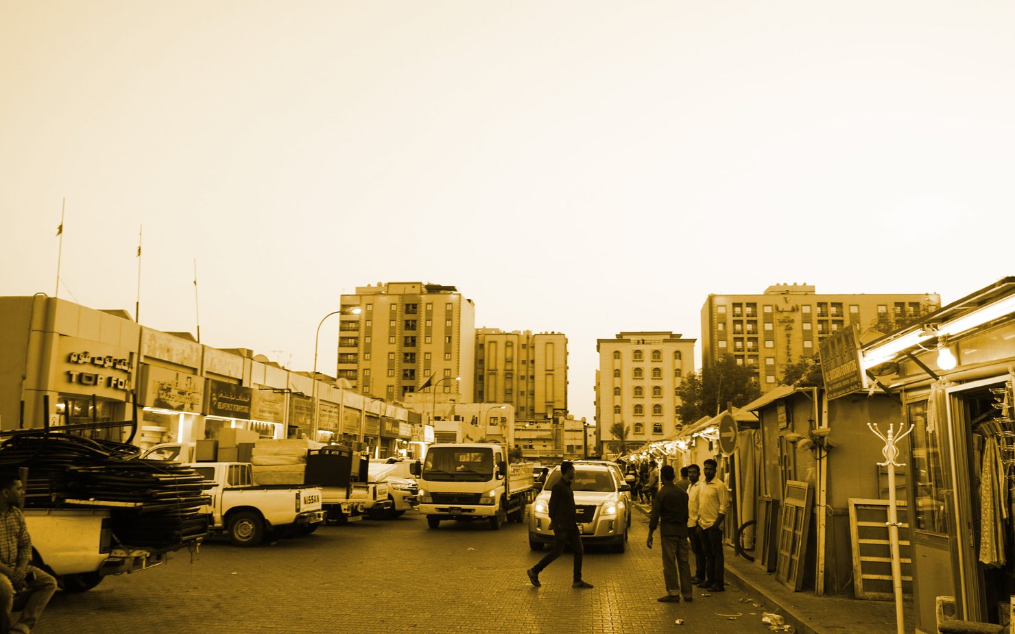 Image of an old neighborhood in Doha