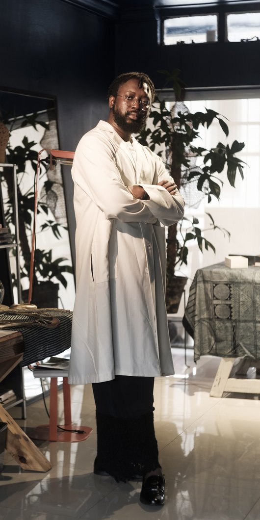 Man posing to the camera