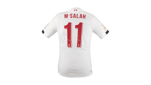 Liverpool Football Club Shirt Signed by Mohammed Salah