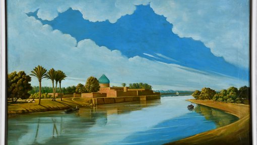 Manzar Dilja (View of the Tigris), Abdul Qadir Al-Rassam