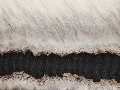 black and white wool