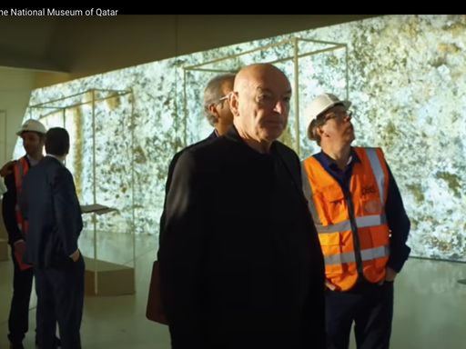 Jean Nouvel at the National Museum of Qatar