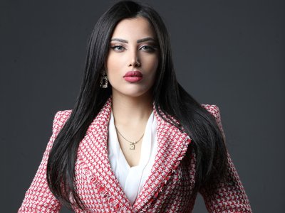 Woman with long hair