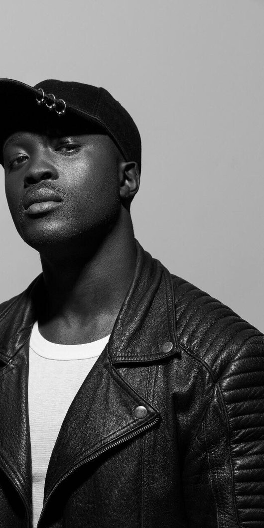 Black and white portrait