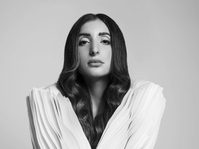 Woman looking into the camera