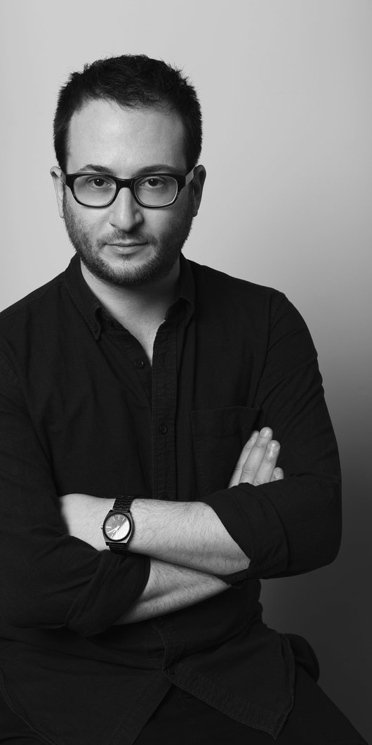 Black and white portrait