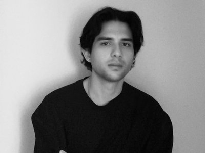 Black and white portrait