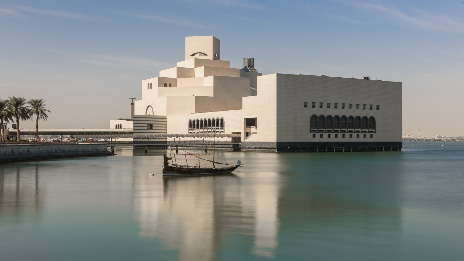 杜哈伊斯蘭藝術博物館外觀｜來源：Museum of Islamic Art / Qatar Museums
