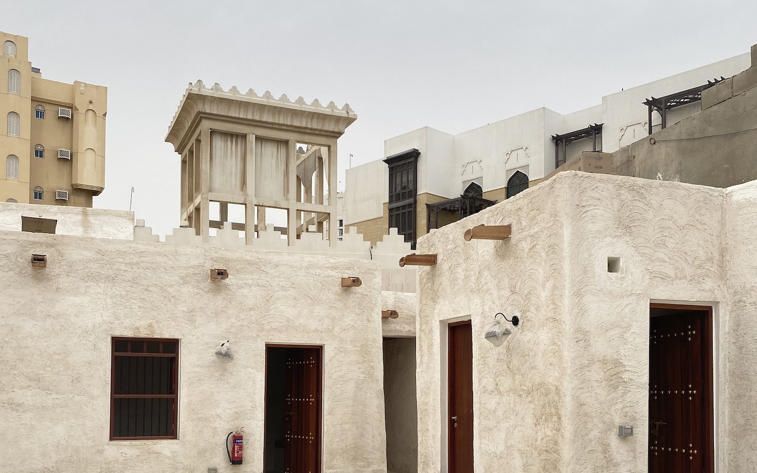 Old stone building and doorways.