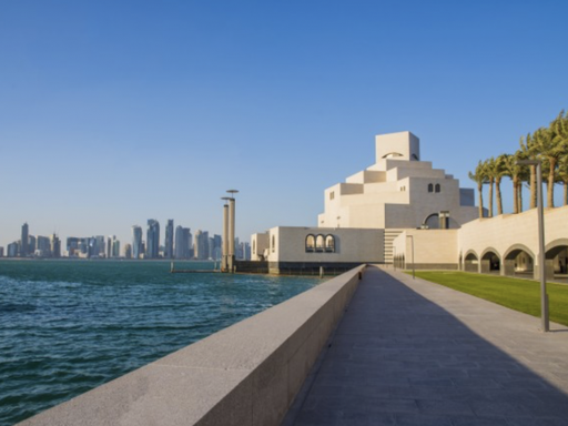 The stunning views of West Bay from MIA Park